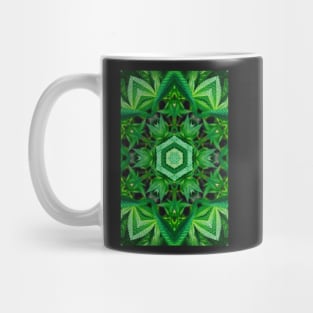 Kaleidoscope Marijuana Mandala Mug